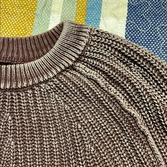 Blu Pepper XL Knit Sweater in Brown - Picture 3 of 9